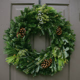 24" Romence Gardens 'Fraser Fir Mixed Wreath'