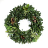 24" Romence Gardens 'Fraser Fir Mixed Wreath'