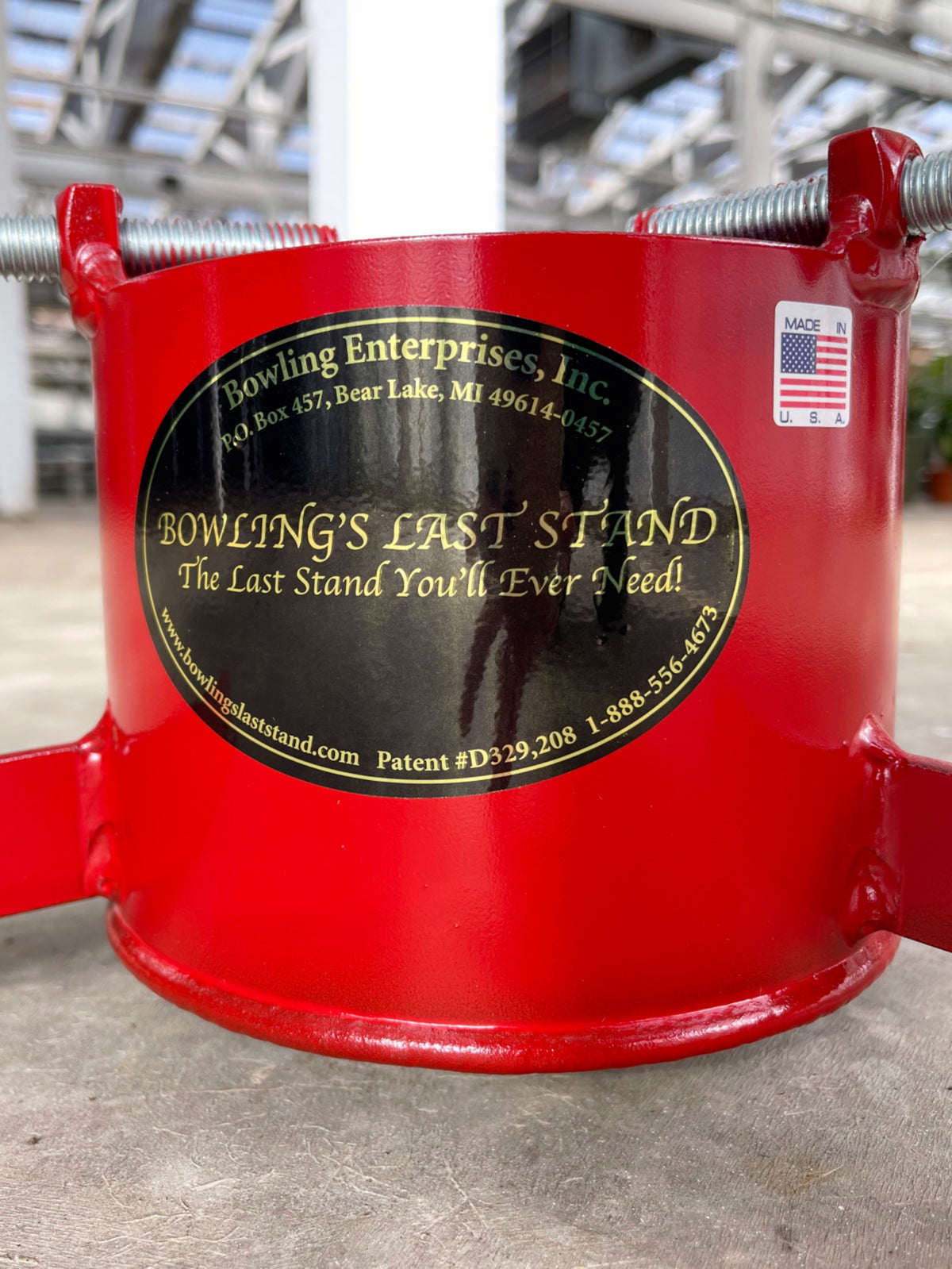 Bowling's Last Stand Heavy Duty Tree Stand For 6' - 7' Christmas Trees